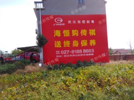 万州农村墙体广告给农村人民带来方便