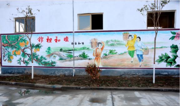 万州乡镇文化墙 乡风文明焕发新活力