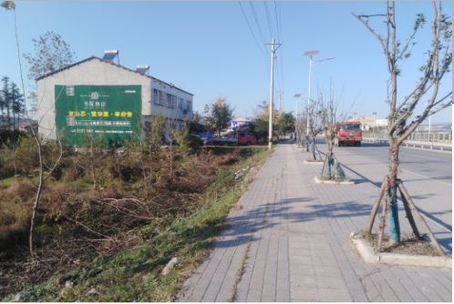 万州书山南院墙体广告