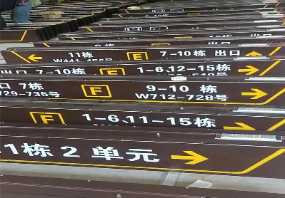 万州广告标识中，常见的几种安装方式。